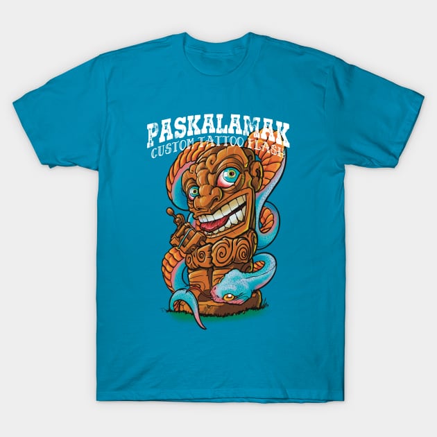 paskalamak tiki shirt T-Shirt by Paskalamak